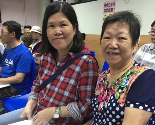 Service User Shirley and her mother 服務使用者Shirley及媽媽
