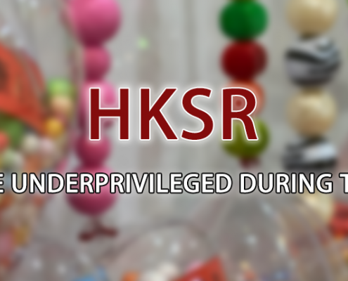 HKSR Supports the underprivileged during the pandemic