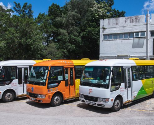 香港復康會成立的不同車隊，多年以來致力為相關服務使用者提供舒適的接載服務現時，車隊分為以下三個類別，分別為復康巴士、易達巴士及易達轎車。